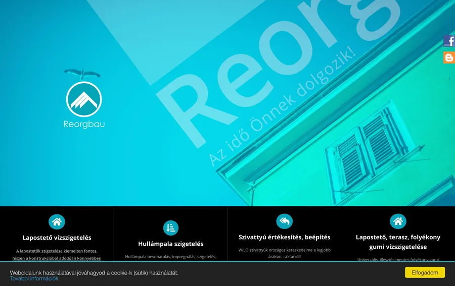 Reorgbau Kft weboldal